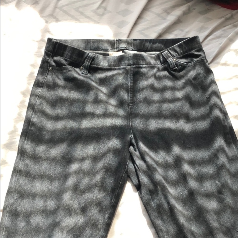 Black/Grey Jeggings